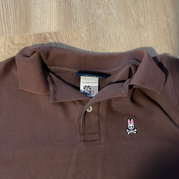 Brown Psycho Bunny Polo (YL 14-16) - Picture 2 of 3